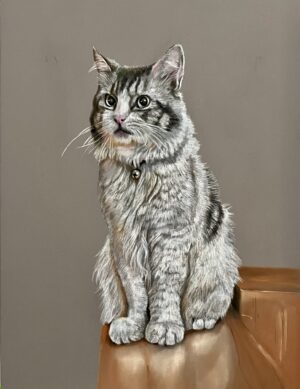 Custom Pet Portrait From Photo | 9×12 Pastel Painting | Dog or Cat Art Commission