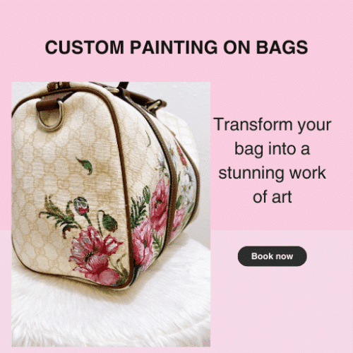 Unique Bag Art: Custom Painting Service. Nanette Catigbe