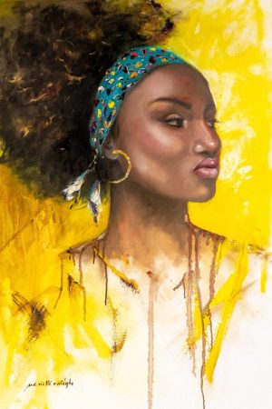 Bold and Beautiful – 24x36 Original Oil on Canvas by Nanette Catigbe (2021)