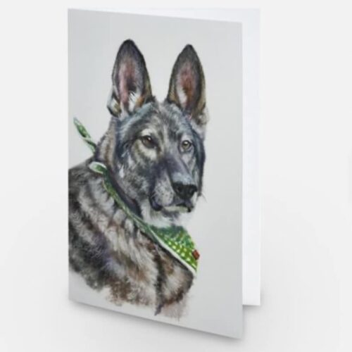 Dog Portrait Notecards Set (4.6 x 7.2 inches) – 12 Pieces